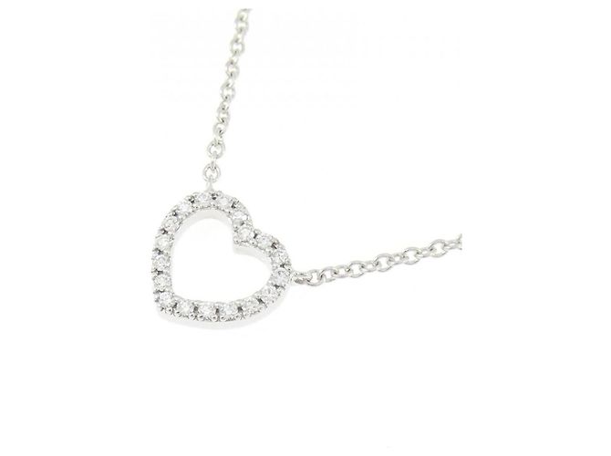 Tiffany & Co Collana Mini Cuore Tiffany Metro Argento - vista 3