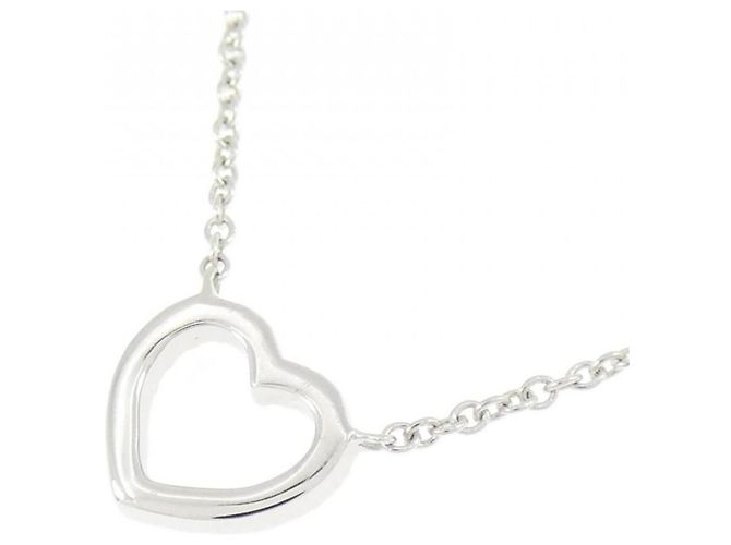 Tiffany & Co Collana Mini Cuore Tiffany Metro Argento - vista 4