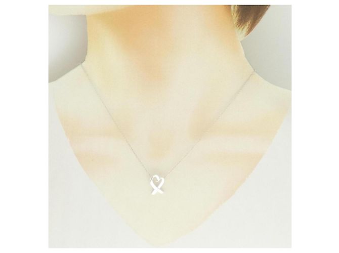 Tiffany & Co Collana Tiffany Loving Heart Small Argento - vista 6