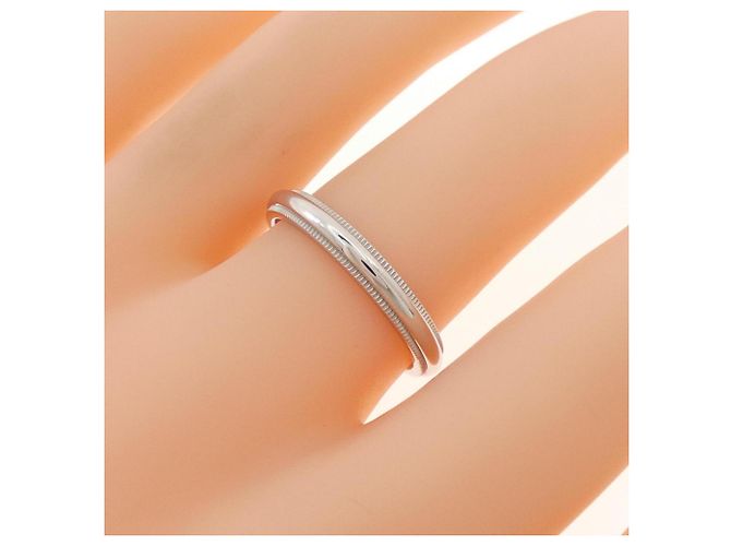 Tiffany & Co. Milgrain Band Ring Silber - Ansicht 4