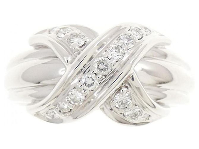 Tiffany & Co Tiffany Signature Diamantring aus Weißgold Golden - Ansicht 2