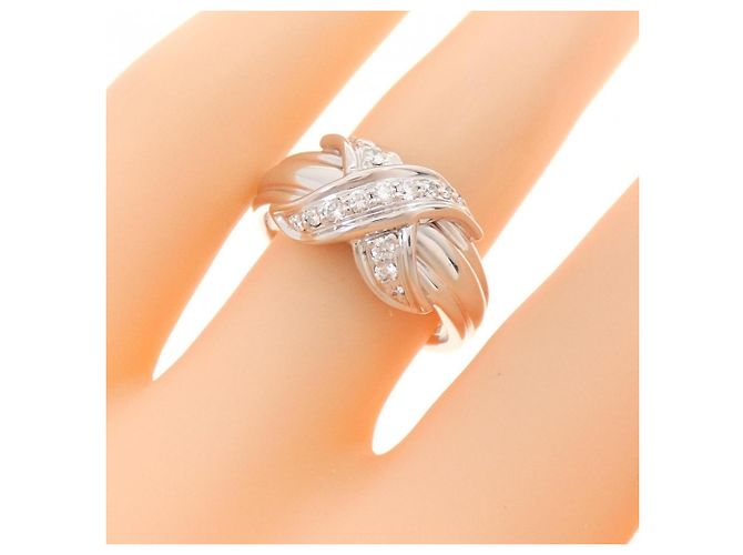 Tiffany & Co Tiffany Signature Diamantring aus Weißgold Golden - Ansicht 5