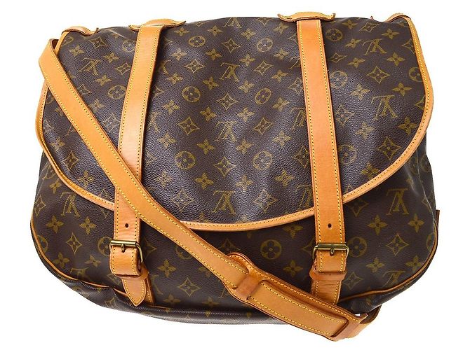 Louis Vuitton Saumur Monogram 43 Marrone - vista 2