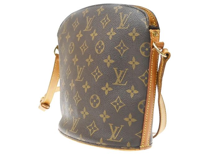 Louis Vuitton Drouot Monogram Marrone - vista 3