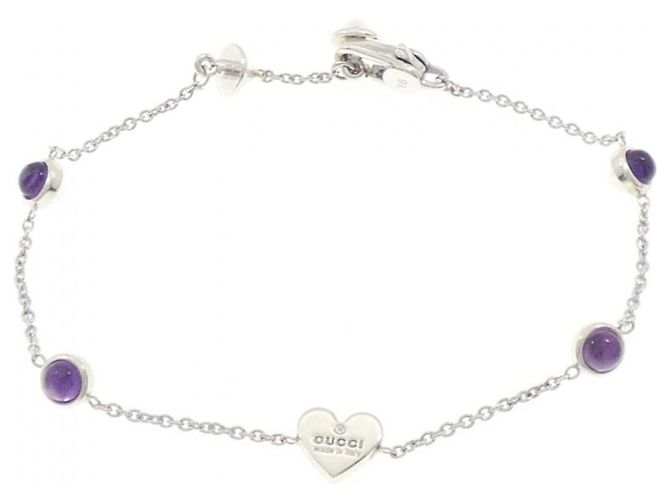 Bracciale con ciondolo in ametista Gucci - vista 3
