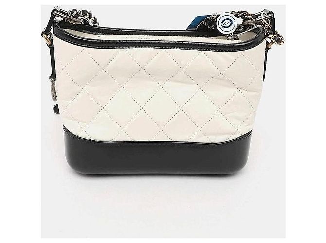 Borsa Chanel Gabrielle Hobo Small Bianca e Nera Nero Bianco - vista 5