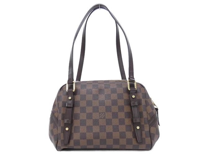 Borsa a tracolla Louis Vuitton Damier Rivington PM Damier ebene - vista 2