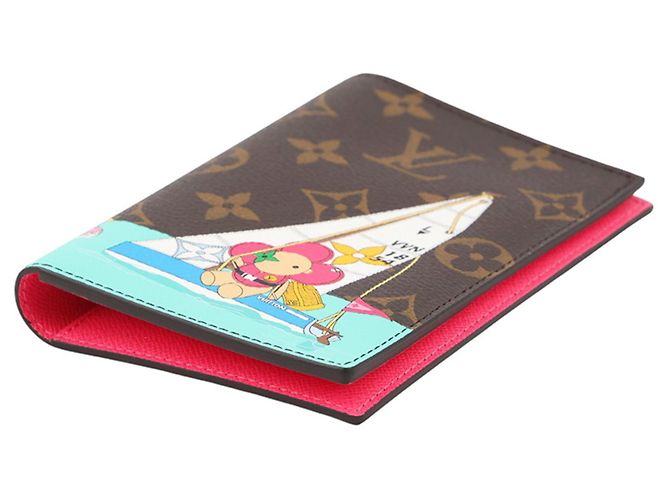 Louis Vuitton Passport Case Monogram Vivienne Couverture NM M82625 Rosa - vista 2