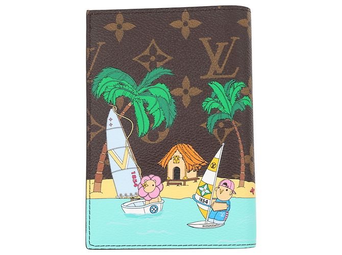 Louis Vuitton Passport Case Monogram Vivienne Couverture NM M82625 Rosa - vista 3