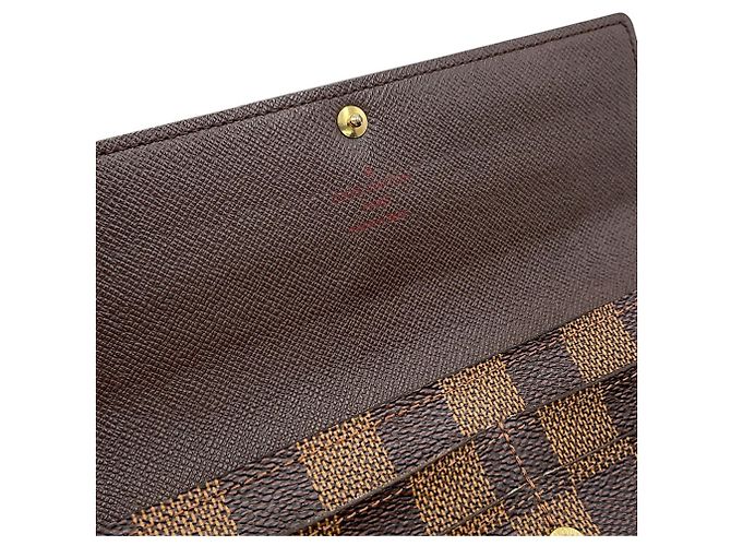 Monedero Louis Vuitton Damier Ebene Castaño - vista 11