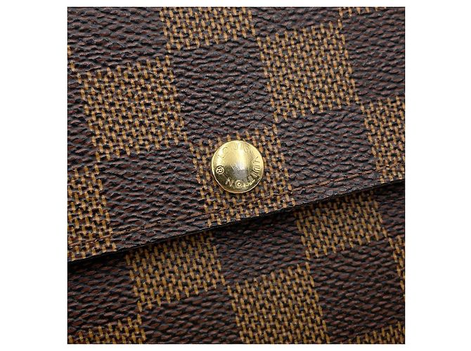 Monedero Louis Vuitton Damier Ebene Castaño - vista 13