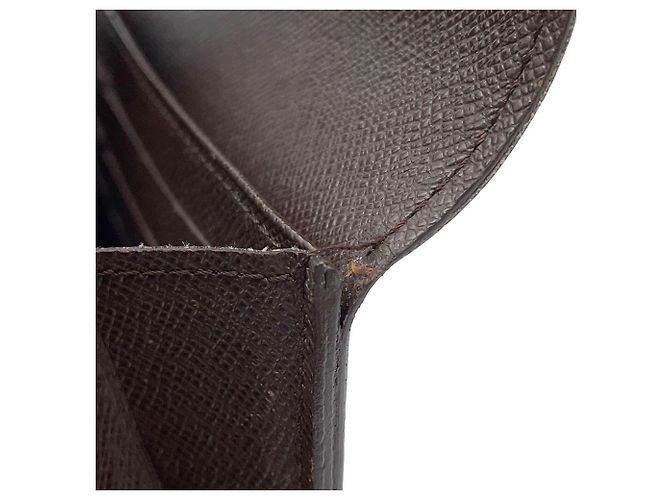 Monedero Louis Vuitton Damier Ebene Castaño - vista 14