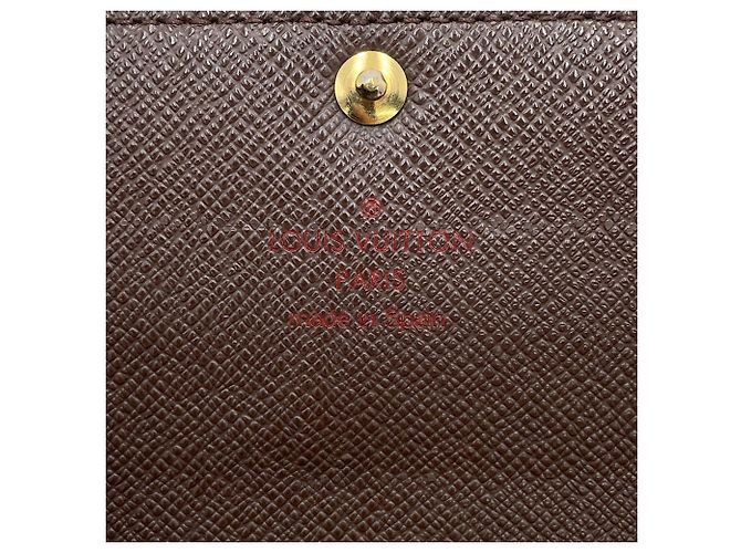 Monedero Louis Vuitton Damier Ebene Castaño - vista 15