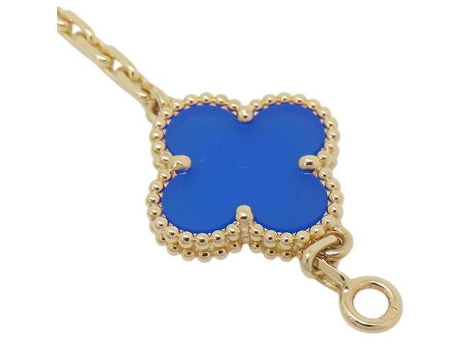 Bracciale Charm Alhambra Van Cleef & Arpels D'oro - vista 10