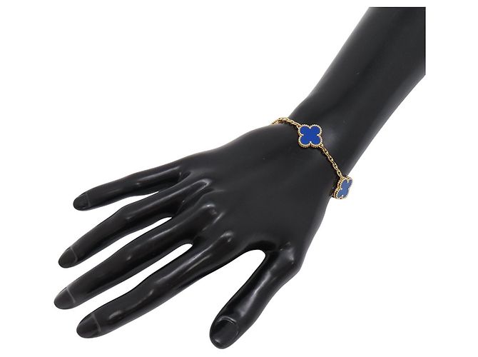 Bracciale Charm Alhambra Van Cleef & Arpels D'oro - vista 3