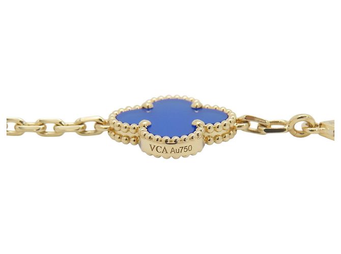 Bracciale Charm Alhambra Van Cleef & Arpels D'oro - vista 8