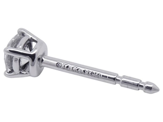 Tiffany & Co. Solitär-Diamantstecker Silber - Ansicht 8
