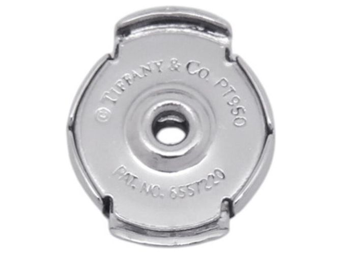 Tiffany & Co. Solitär-Diamantstecker Silber - Ansicht 9