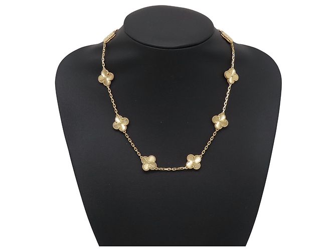 Van Cleef & Arpels Alhambra Necklace Yellow - view 3