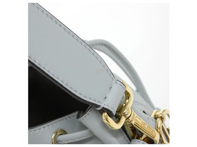 Borsa a mano Fendi Mini Mon Trésor Blu - vista 6