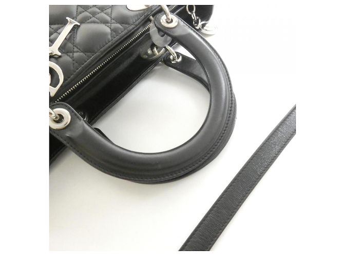 Borsa Christian Dior Lady Dior Nero - vista 6