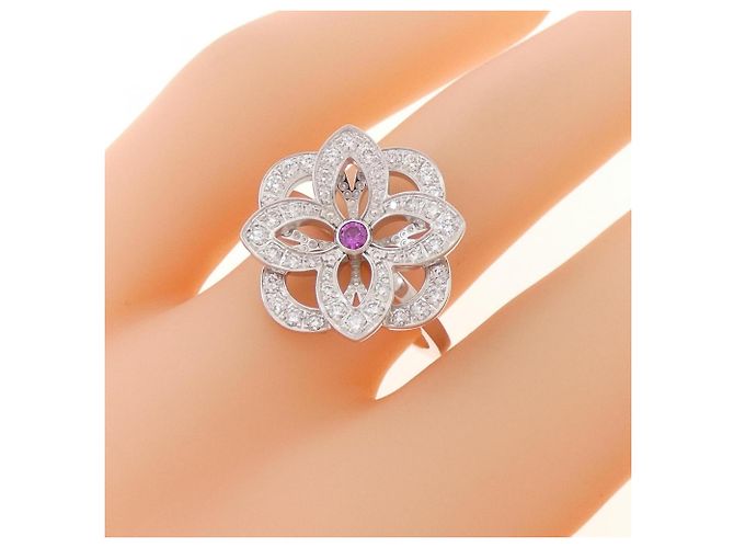Louis Vuitton Bague Cracker Open Petite Model Ring D'oro - vista 5