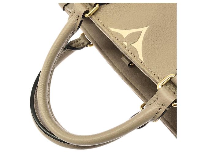 Borsa Louis Vuitton Bicolor Monogram Empreinte OnTheGo PM Multicolore Grigio Monogramma - vista 6