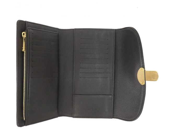 Louis Vuitton Mahina Portefeuille Amelia Wallet Marrone Cioccolato - vista 6