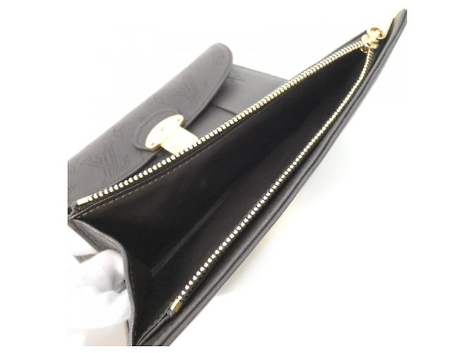 Louis Vuitton Mahina Portefeuille Amelia Wallet Marrone Cioccolato - vista 9