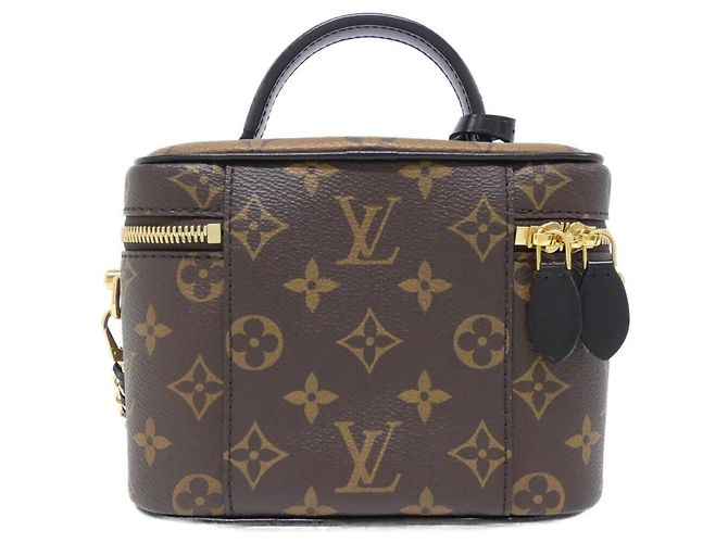 Borsa Louis Vuitton Monogram Vanity PM Marrone Monogramma - vista 2