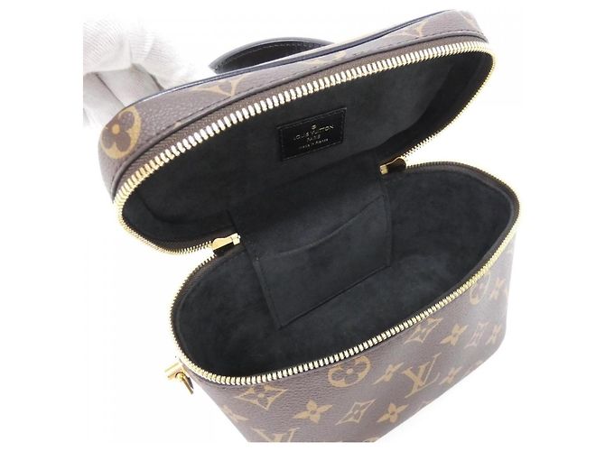 Borsa Louis Vuitton Monogram Vanity PM Marrone Monogramma - vista 6