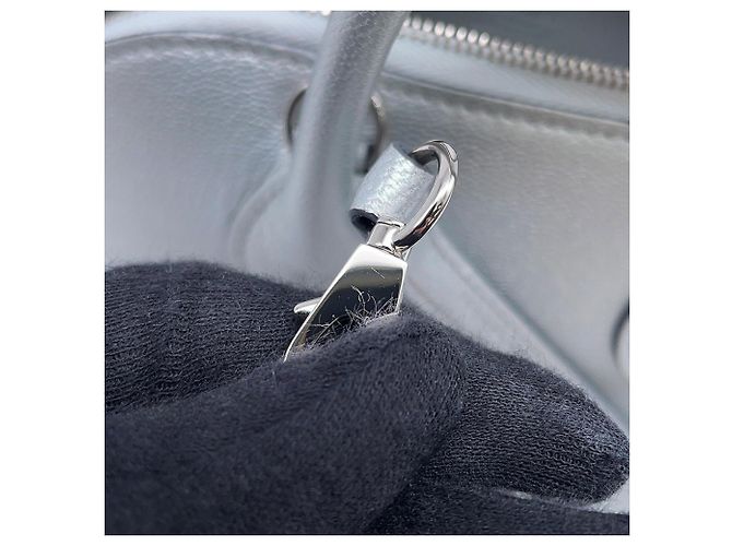 Hermès Borsa a mano Hermes Bolide 1923 Mini Argento - vista 12