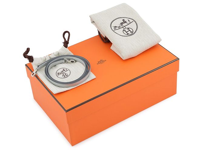 Hermès Borsa a mano Hermes Bolide 1923 Mini Argento - vista 17