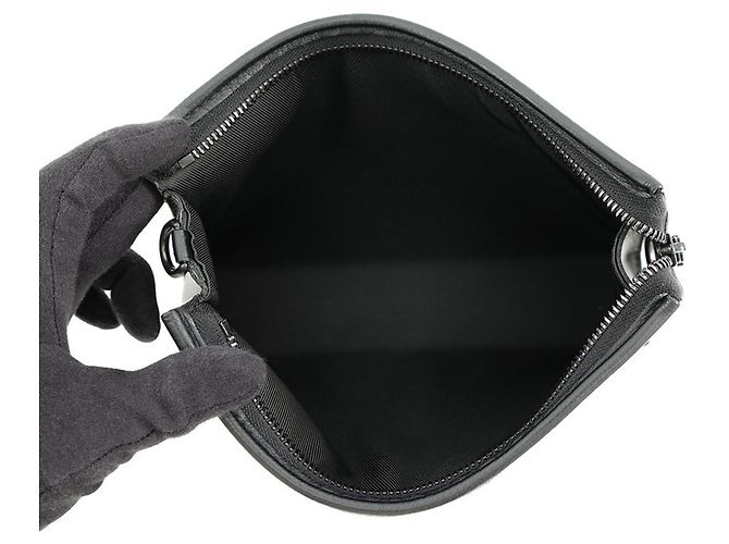 Portafoglio wearable Louis Vuitton Monogram Shadow Gaston Nero Monogramma - vista 5