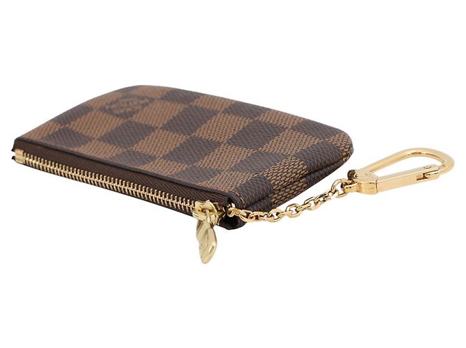 Monedero Louis Vuitton Damier Ebene Castaño - vista 2