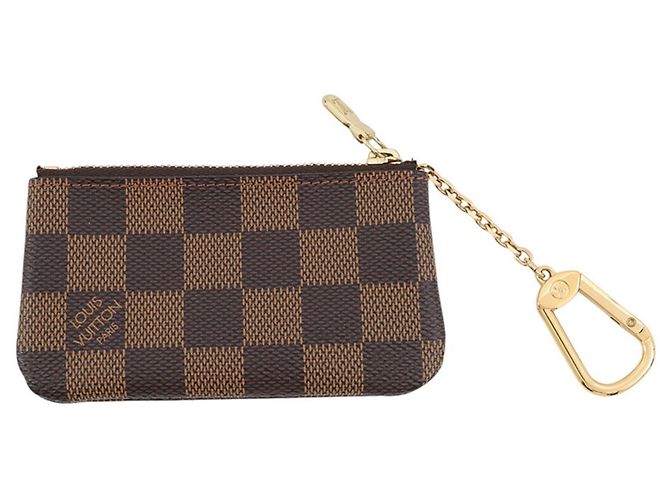Monedero Louis Vuitton Damier Ebene Castaño - vista 3