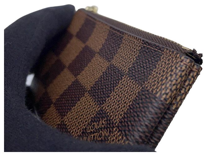 Monedero Louis Vuitton Damier Ebene Castaño - vista 5