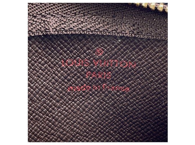 Monedero Louis Vuitton Damier Ebene Castaño - vista 7