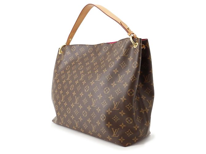 Borsa a tracolla Louis Vuitton Monogram Graceful MM Rosa - vista 2
