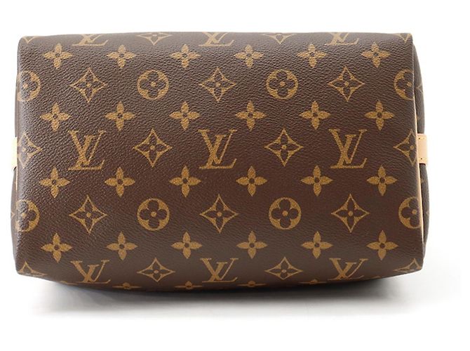Borsa Louis Vuitton Monogram Speedy Bandoulière 25 Marrone - vista 3
