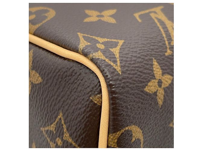 Borsa Louis Vuitton Monogram Speedy Bandoulière 25 Marrone - vista 8