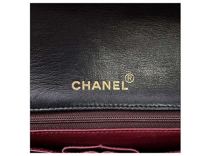 Borsa a tracolla Chanel in pelle nera con catena Nero - vista 14