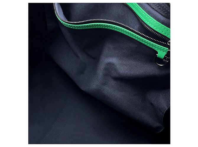 Keepall Borsa Boston Louis Vuitton Monogram Eclipse Nero Monogramma - vista 11