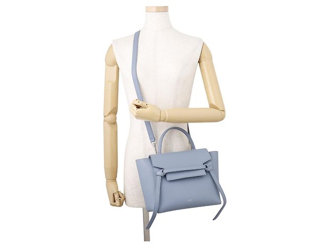 Belt Bag Céline Borsa a mano in pelle Celine in Blue - vista 4