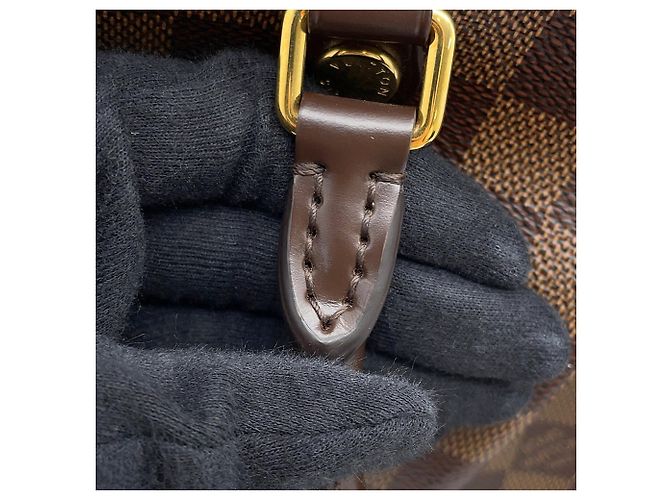 Borsa Louis Vuitton Damier Ebene Siena PM Marrone - vista 12