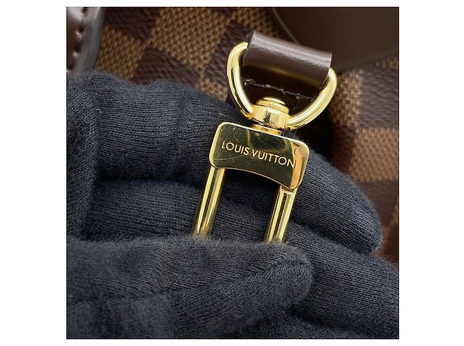 Borsa Louis Vuitton Damier Ebene Siena PM Marrone - vista 14
