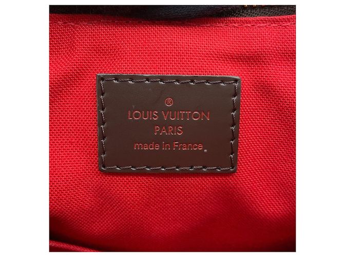 Borsa Louis Vuitton Damier Ebene Siena PM Marrone - vista 16