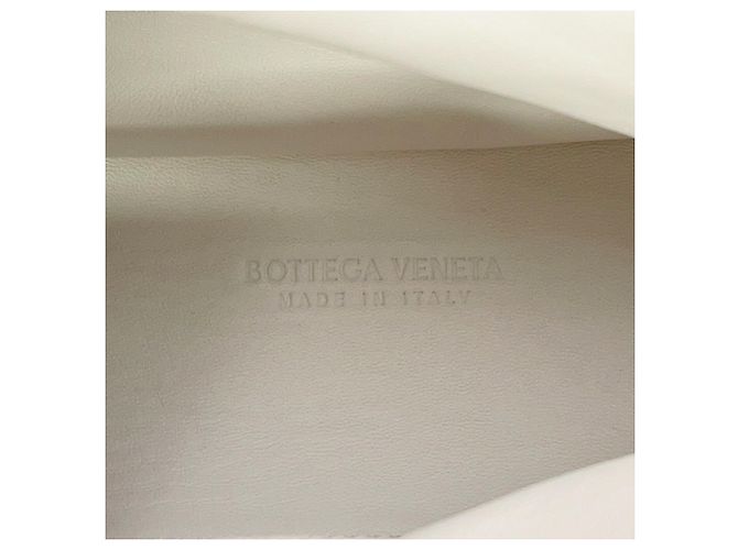 Borsa a tracolla Bottega Veneta Medium in nylon e pelle Bianco Giallo - vista 14