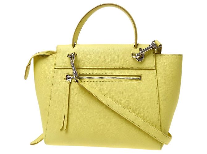 Céline Celine Belt Leather Micro Yellow - view 2