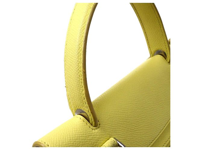Céline Celine Belt Leather Micro Yellow - view 5